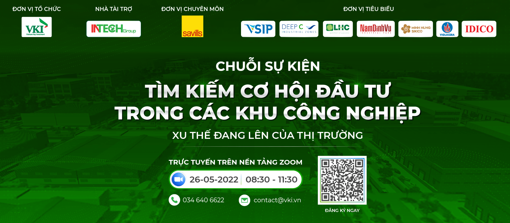 Chuỗi sự kiện "Tìm kiếm cơ hội đầu tư trong các khu công nghiệp"