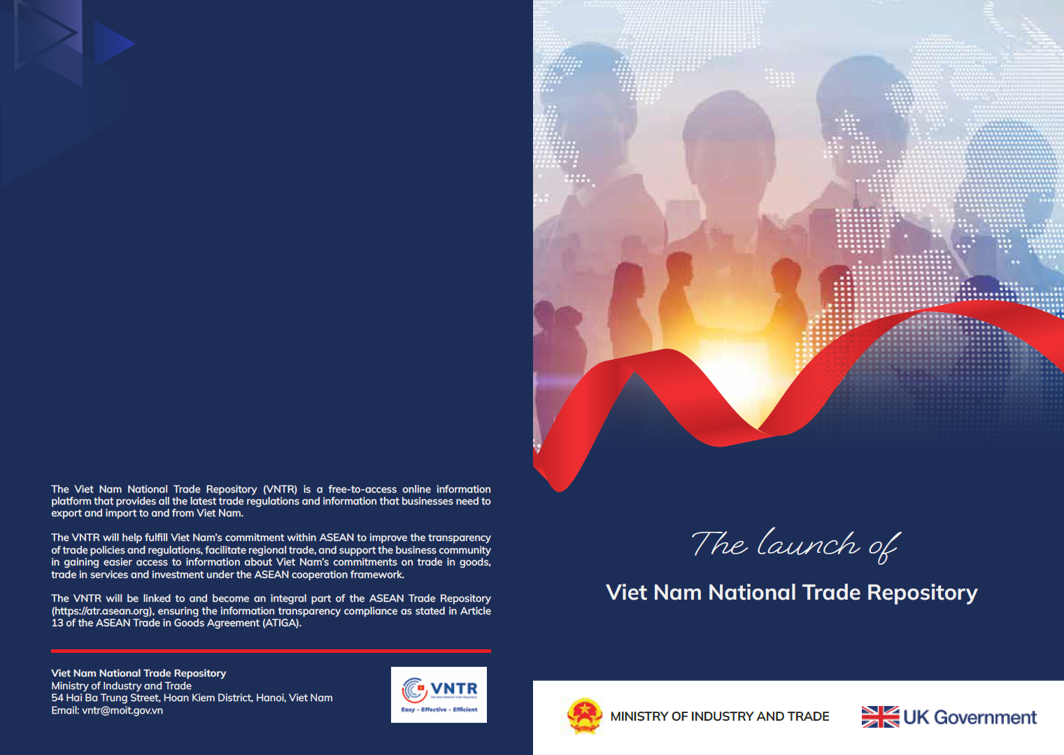 Launching Ceremony of the Viet Nam National Trade Repository (VNTR)