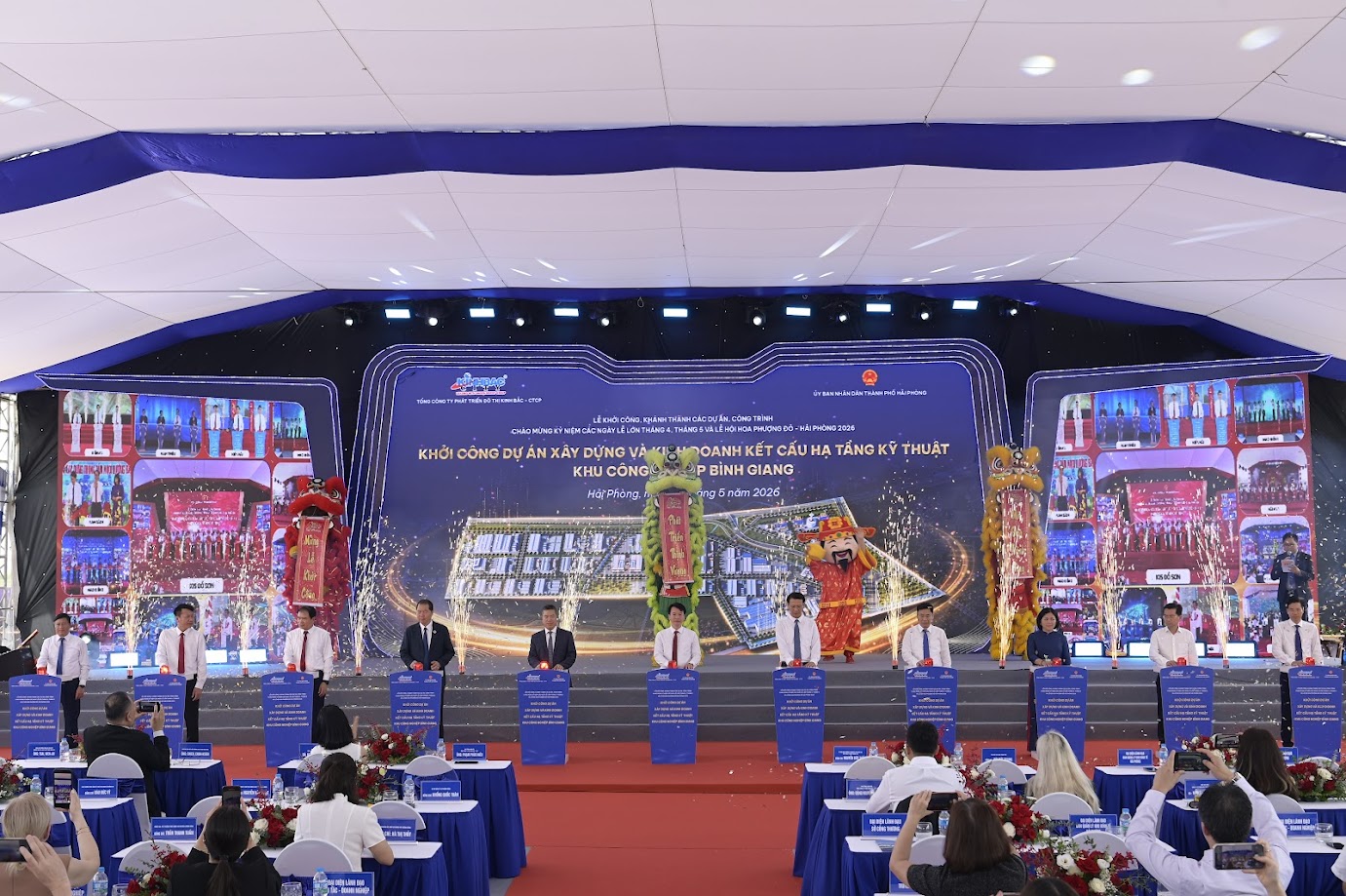 IPAVIETNAM Attends Groundbreaking Ceremony of Bình Giang Industrial Park Invested by Kinh Bac City Development Holding Corporation