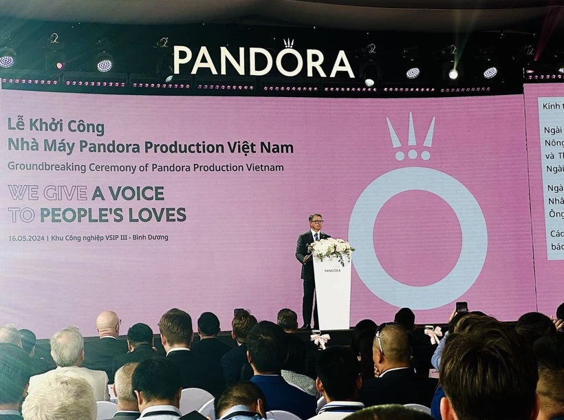 Pandora builds 150 million USD jewelry plant in Binh Duong