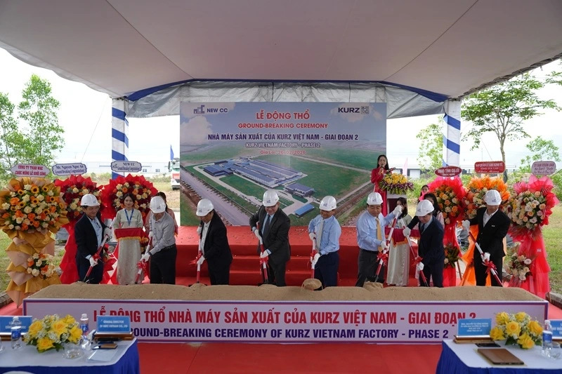 Germany’s KURZ Group expand production facility in Gia Lai