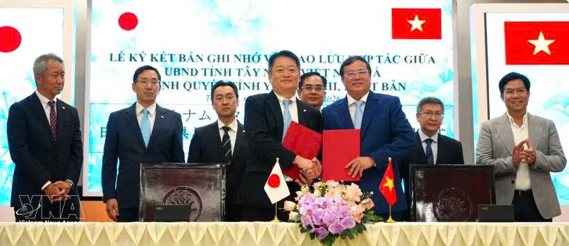 Tay Ninh, Japan’s Yamanashi strengthen cooperation in energy, high-tech agriculture
