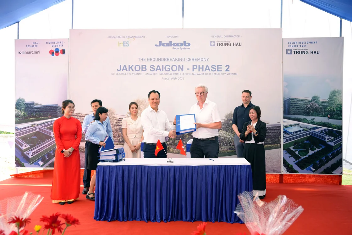 Switzerland's Jakob Rope Systems expands manufacturing in Vietnam