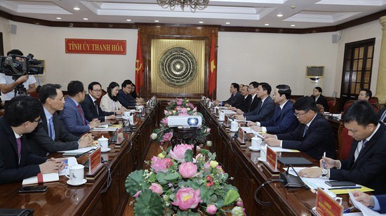 Samsung sẽ hỗ trợ Thanh Hóa thu hút đầu tư