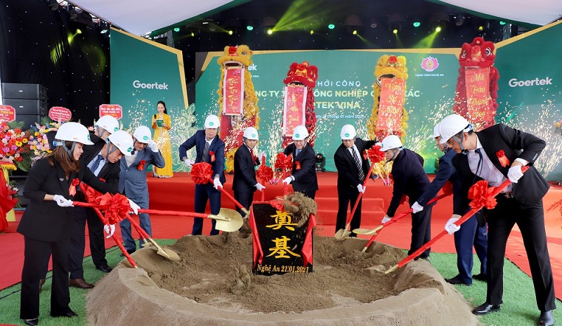 Khởi công dự án chế tạo thiết bị điện tử thông minh 100 triệu USD tại Nghệ An