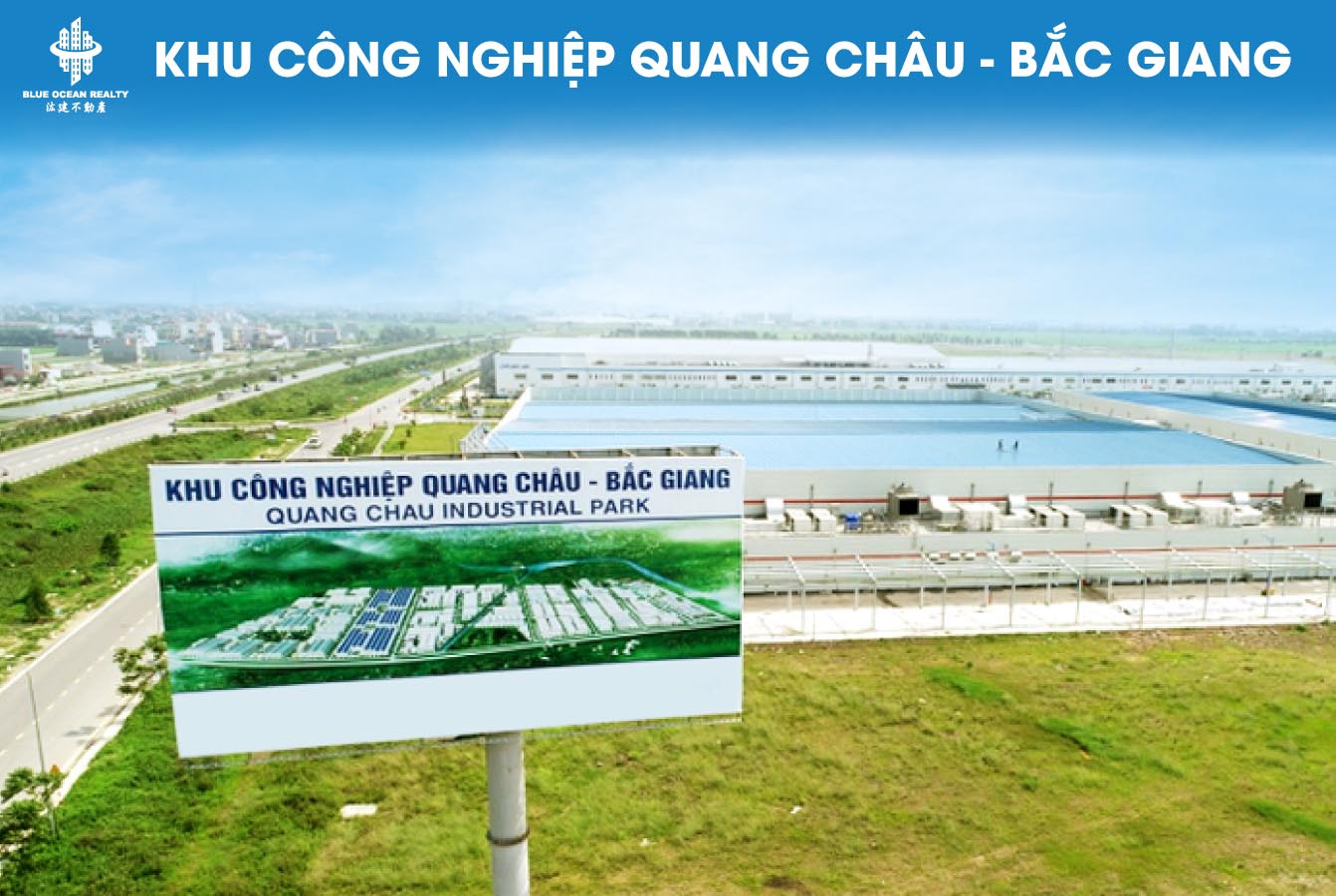 Phê duyệt chủ trương đầu tư hạ tầng KCN Quang Châu mở rộng