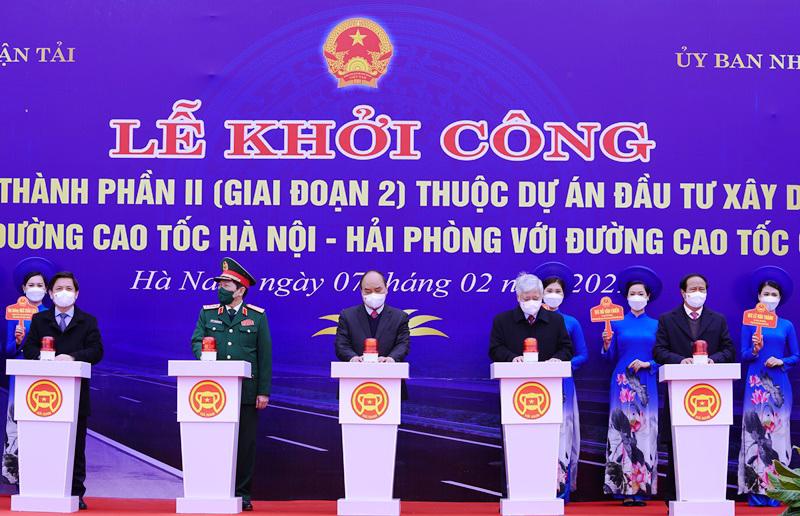 Chủ tịch nước dự lễ khởi công tuyến đường kết nối hai cao tốc huyết mạch hơn 700 tỷ đồng