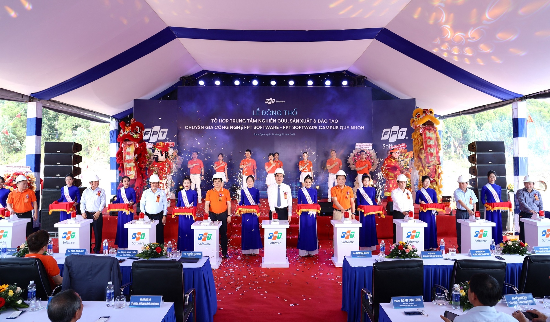 FPT động thổ dự án hơn 2.000 tỷ tại tỉnh Bình Định