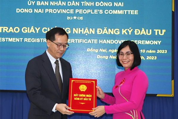 Thêm 3 dự án FDI đầu tư vào Đồng Nai