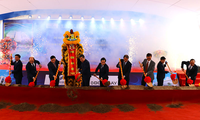 Khởi công dự án 45 triệu USD tại Khu công nghiệp Liên Hà Thái