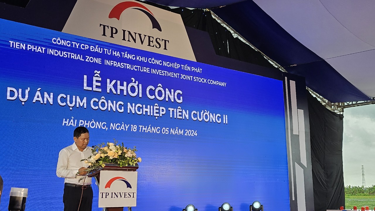 Hải Phòng khởi công cụm công nghiệp Tiên Cường II diện tích hơn 50 ha