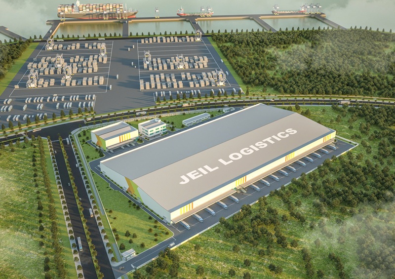 Tập đoàn Hàn Quốc khởi công dự án Jeil Logistics 1 tại KCN Nam Đình Vũ