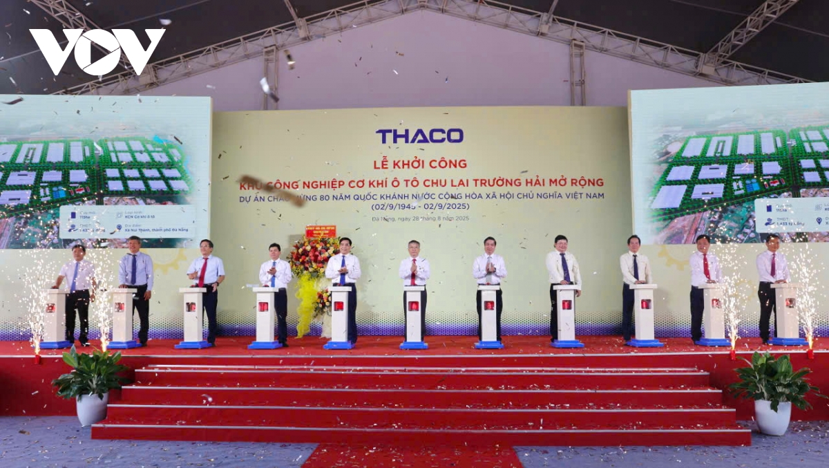 Khởi công dự án KCN Cơ khí Ô tô Chu Lai - Trường Hải (mở rộng) gần 8000 tỷ đồng