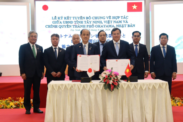 Tây Ninh và Okayama (Nhật Bản) hợp tác phát triển công nghệ cao và nguồn nhân lực