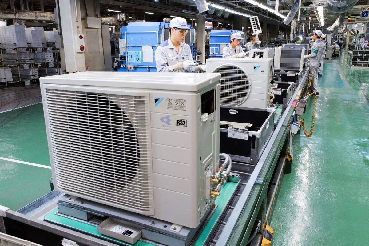 Image of Manufacturing and assembling air conditioners project from Japan